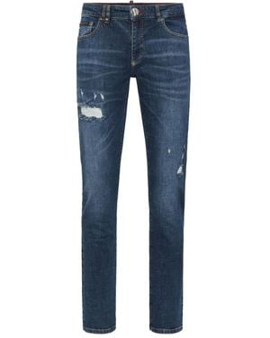 Philipp Plein Straight Jeans - Blue