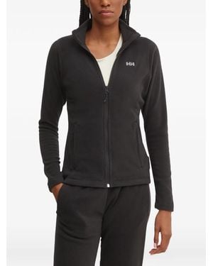 Helly Hansen Daybreaker. Logo-Embroidered Zip-Up Fleece - Black