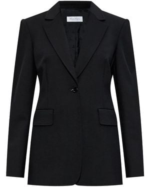 Max Mara シングルジャケット - ブラック