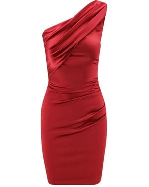 La Petite Robe Di Chiara Boni Drapiertes Zenax One-Shoulder-Minikleid - Rot