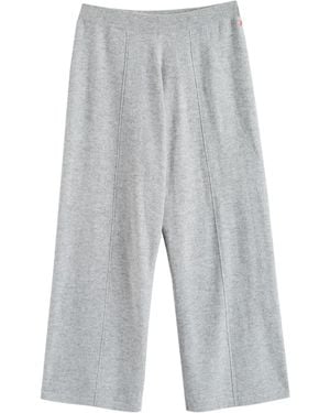 Chinti & Parker Wide-Leg Cropped Pants - Gray
