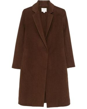 Vince Einreihiger Mantel - Braun