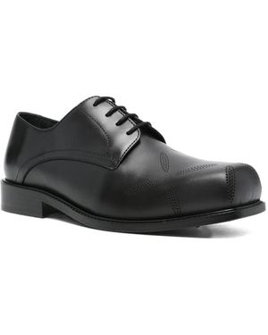 STEFAN COOKE Derby Con Punta Quadrata - Nero
