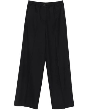 Marc O' Polo Elasticated-Waistband Trousers - Black