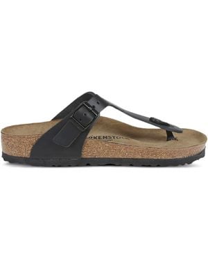Birkenstock Sandali Gizeh Con Fibbia - Marrone