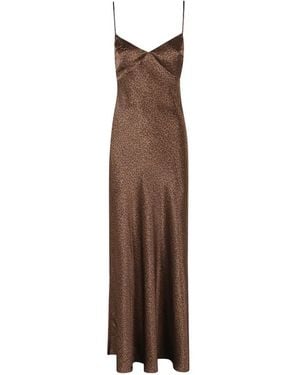 MC2 Saint Barth Ravel Leopard-Print Dress - Brown