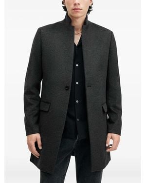 AllSaints Hargrove Single-Button Coat - Black