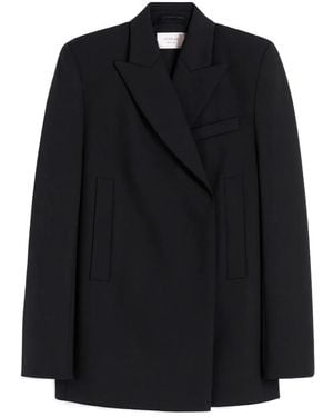 Sportmax Esule Double-Breasted Blazer - Black
