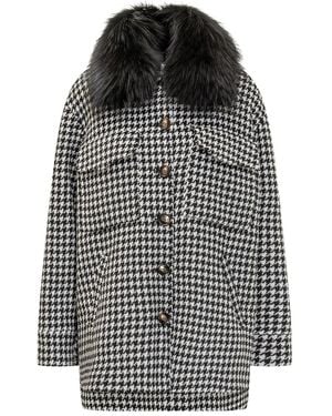 Ava Adore Cappotto Con Collo - Nero