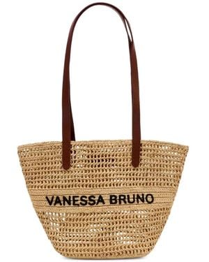 Vanessa Bruno Logo-Detail Tote Bag - White