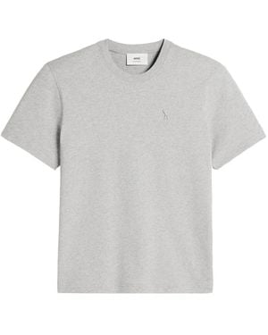 Ami Paris ロゴ Tシャツ - グレー