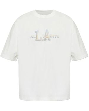 AllSaints Camiseta Angelino Con Logo Estampado - Blanco