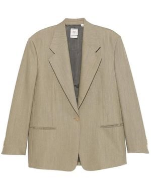 Calvin Klein Avery Single-Breasted Blazer - Natural
