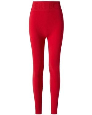 Perfect Moment Seamless Thermal Leggings - Red