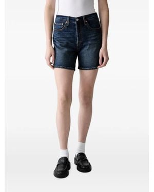 Levi's Pantalones Vaqueros Cortos 501 Con Parche Del Logo - Azul