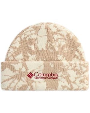 Kith X Columbia Jacquard-Beanie Mit Umschlag - Natur