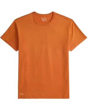 RRL Embroidered T-Shirt - Orange