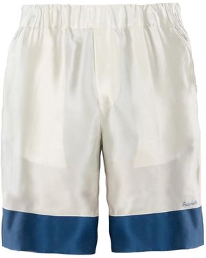 Pantamolle Seiden-Shorts - Weiß