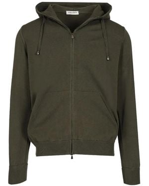 Al Duca d'Aosta Full-Zip Drawstring Hoodie - Green