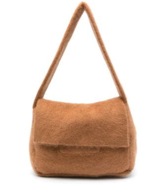 AYA MUSE Borsa A Spalla Con Finitura - Marrone