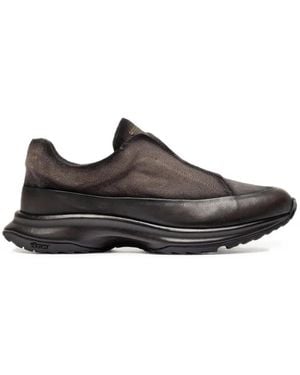 Officine Creative Zodiac 001 Slip-On Trainers - Brown