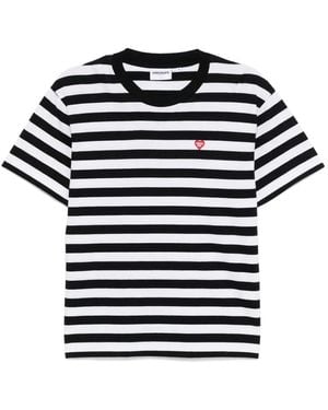 Chocoolate Striped T-Shirt - Black