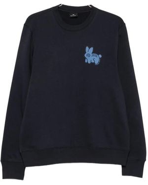 Paul Smith Sudadera Con Conejo Estampado - Azul