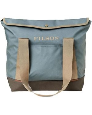 Filson ロゴ トートバッグ - ブルー