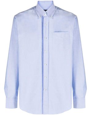 Deperlu Camicia Con Colletto Ampio - Blu