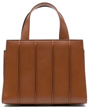 Max Mara Whitney Leather Tote Bag - Brown