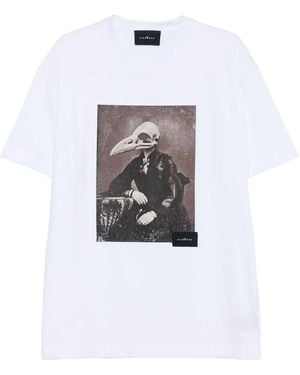 John Richmond Graphic-Print T-Shirt - White