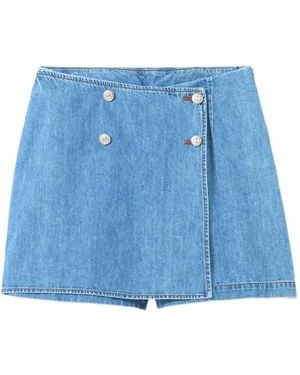 Claudie Pierlot Denim Skirt - Blue