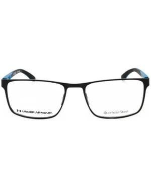 Under Armour Rectangle-Frame Glasses - Black