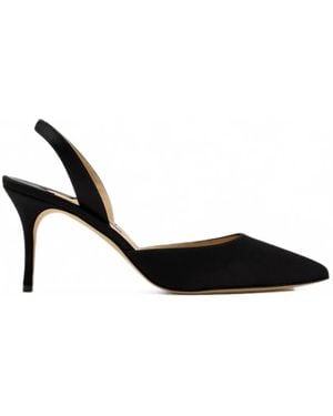 Manolo Blahnik Carolyne Slingback Pumps - Black