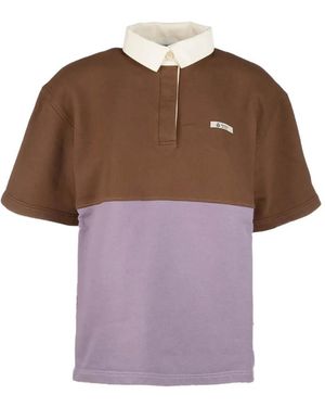 Prada Panelled Short-Sleeve Shirt - Brown