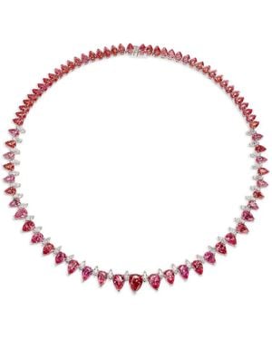 Anabela Chan Padparadscha Infinity Sapphire Necklace - Pink