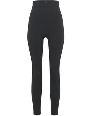 Marine Serre Legging Met Maanlogo - Zwart