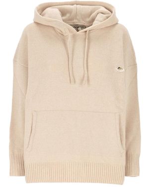 Fiorucci Angel-Embroidered Hoodie - Natural