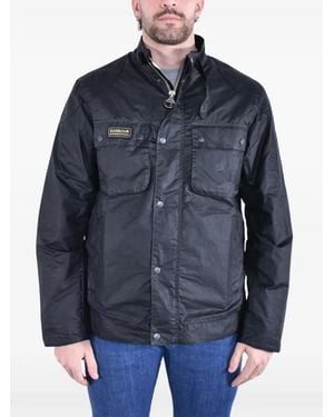 Barbour Merton Wax Jacket - Blue