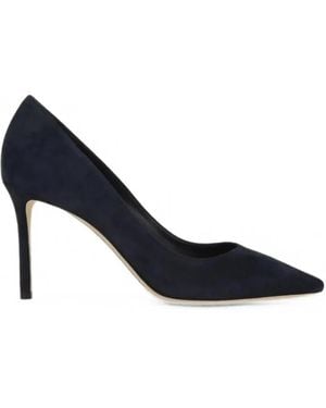 Jimmy Choo Romy 85 Suede Pumps - Blue