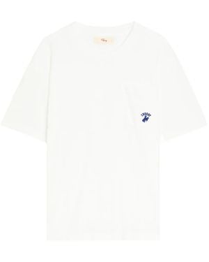CHERRY LA Camiseta Western Athletic Con Bolsillo En El Pecho - Blanco