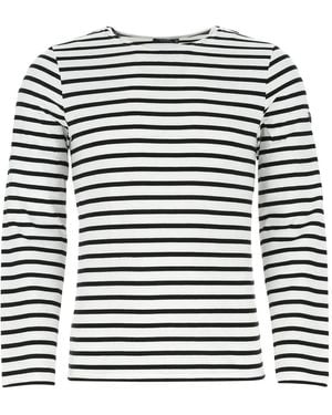 Saint James Camiseta a rayas - Blanco