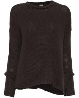 Private 0204 Open-Knit Cashmere Jumper - Black