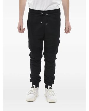 Balmain Biker Track Trousers - Black