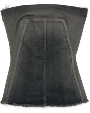 Rick Owens Denim Top - Black