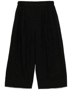 Undercover Linen Pants - Black