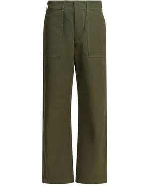 Buzz Rickson's Patch-Pocket Cotton Trousers - Green