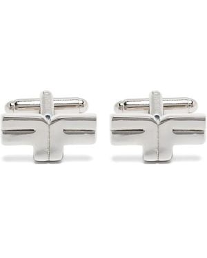 Fursac Logo-Plaque Cufflinks - White