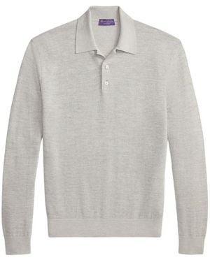 Ralph Lauren Pull En Maille À Chevrons - Grey