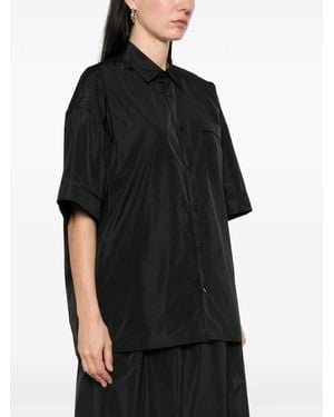 Nackiyé Dad's Short Sleeve Pocket Shirt - Black